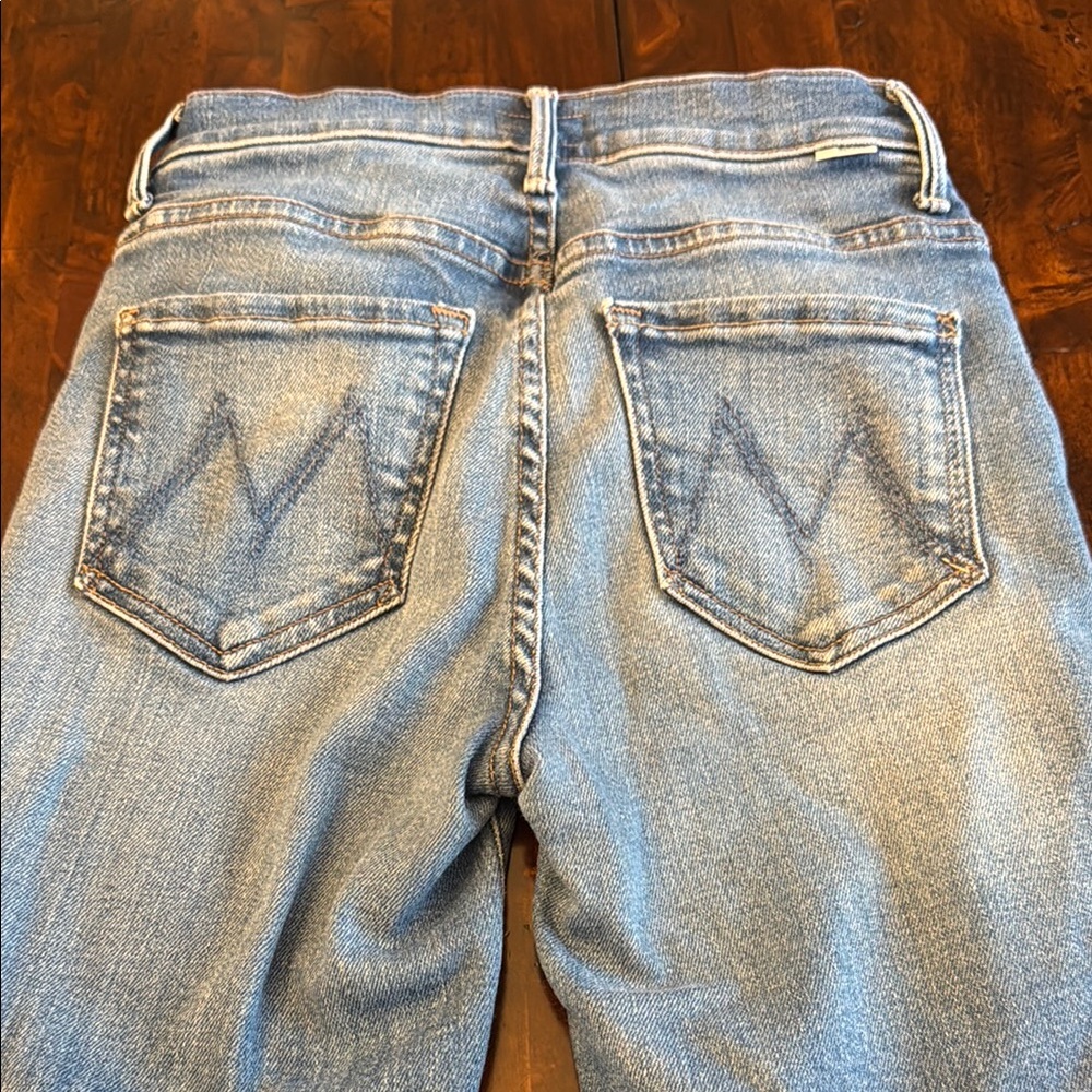 MOTHER Light Blue Boyfriend Jeans